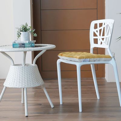 Aster Velvet Chairpad 40x40 Cm Cream