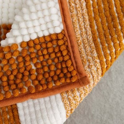 AW23 Yarn Dyed Multi Stripe Bath Mat 40x60 Cm Camel