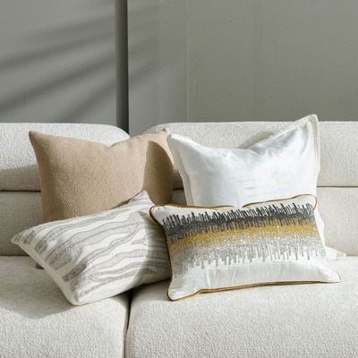 Laurel Cushion Cover 45X45 Cm Grey