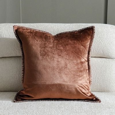 Laurel Cushion Cover 45X45 Cm Brown