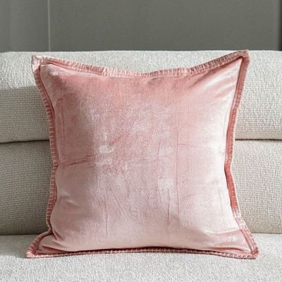 Laurel Cushion Cover 45X45 Cm Peach Pink