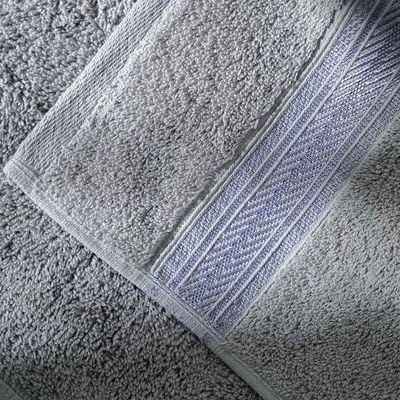 Ecotwist Face Towel 4-Piece Set 33x33 Cm Light Grey
