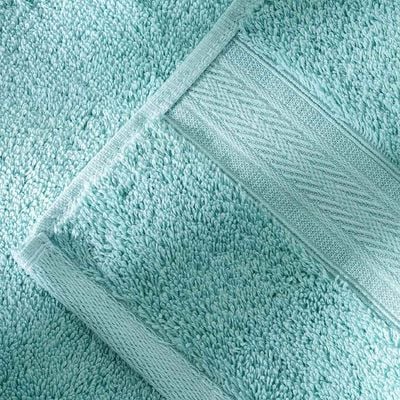 Ecotwist Face Towel 4-Piece Set 33x33 Cm Teal