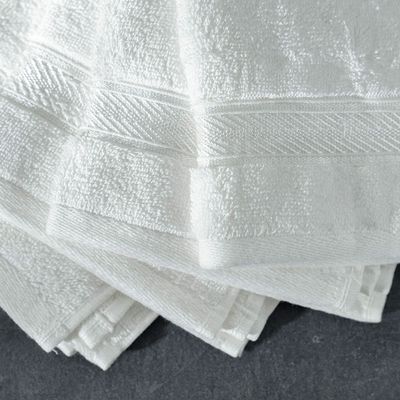 Ideal High Bulk Face Towel 4-Piece Set 33x33 Cm White