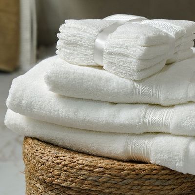 Ideal High Bulk Face Towel 4-Piece Set 33x33 Cm White