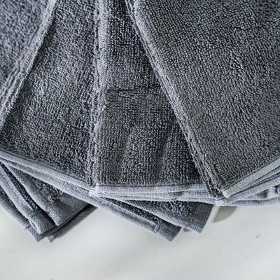 Ideal High Bulk Face Towel 4-Piece Set 33x33 Cm Charcoal Grey