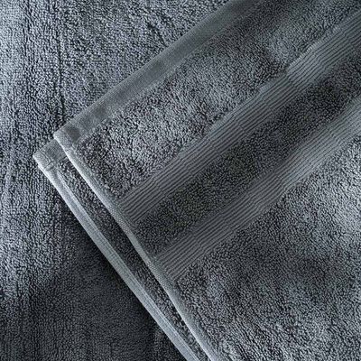 Ideal High Bulk Face Towel 4-Piece Set 33x33 Cm Charcoal Grey