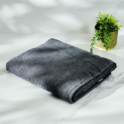 Ideal High Bulk Bath Towel 70x140 Cm Charcoal Grey