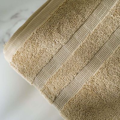 Ideal High Bulk Bath Towel 70x140 Cm Beige