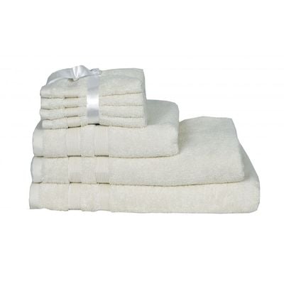 Ideal High Bulk Face Towel 4-Piece Set 33x33 Cm Off White