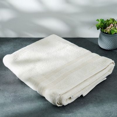 Ideal High Bulk Bath Sheet 90x150 Cm Off White