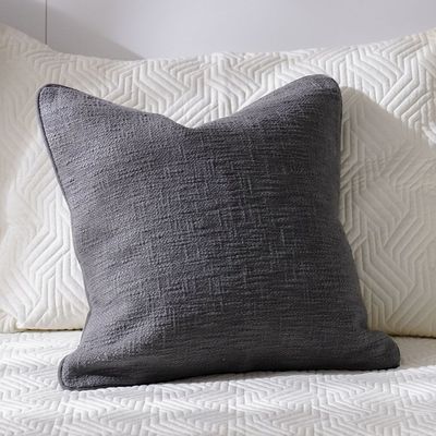 Misty Non Woven Cushion Cover 45x45 Cm Dark Grey