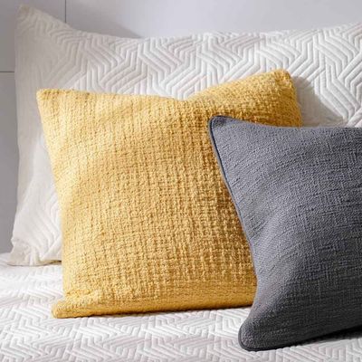 Misty Non Woven Cushion Cover 45x45 Cm Ochre