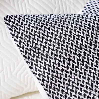 Misty Non Woven Cushion Cover 45x45 Cm Black & White