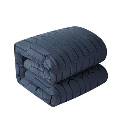 Allure Galen 7 -Piece King Comforter Set 240X260 Cm Blue
