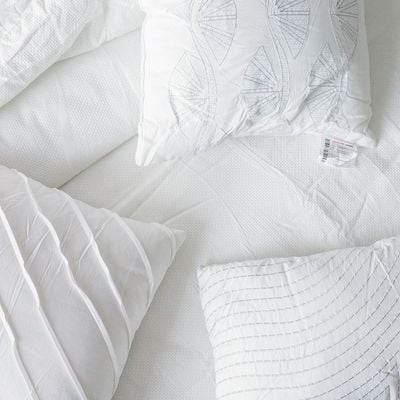 SS24 Allure Bahira 7 -Piece King Comforter Set 240x260 Cm White