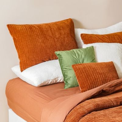 SS24 Allure Arvada 7 -Piece King Comforter Set 240x260 Cm Rust