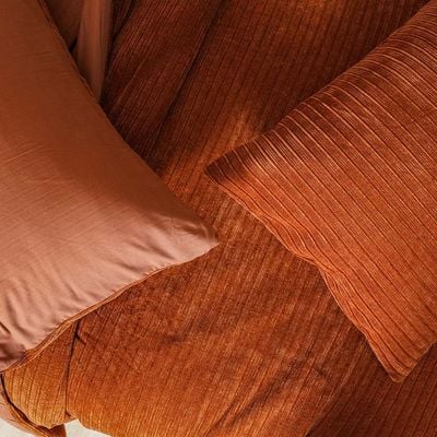 SS24 Allure Arvada 7 -Piece King Comforter Set 240x260 Cm Rust