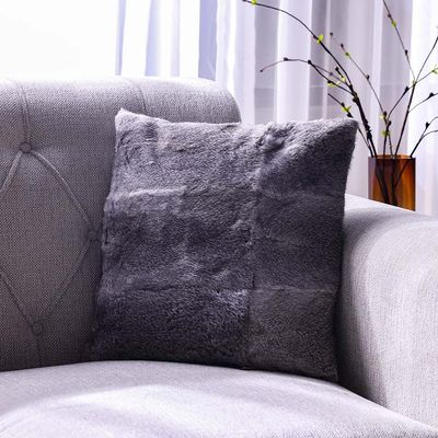 Ss24 Pearl Fur Cushion Grey 50X50Cm Wl4239-2-Gy