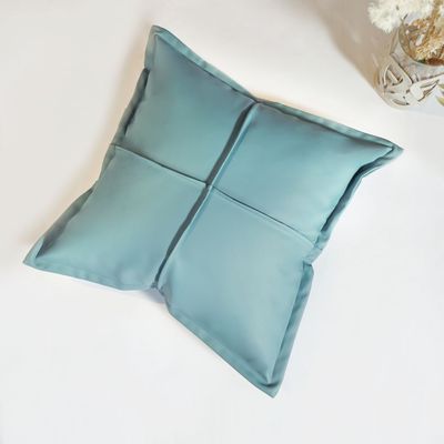 Pearl Patchwock Cushion Green 45X45CM WL4482-2-GN