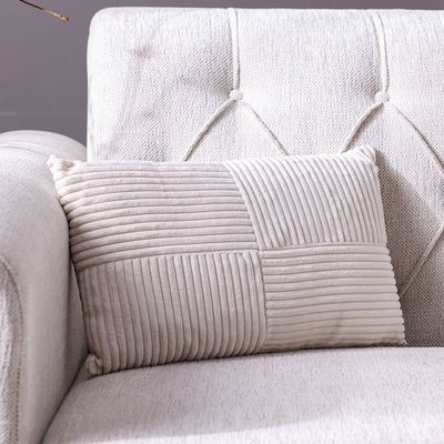 Ss24 Pearl Velvet Cushion White 30X50Cm Wl4613-4-W