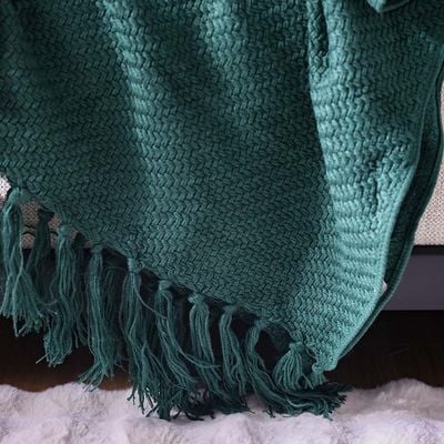 Ss24 Kosmo Blanket Green 130X240Cm Wl4201-Br-Gn