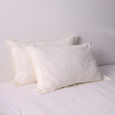 Bliss 2-Piece 144 Tc Cotton Pillow Case Set 50 X 75 Cm Off White