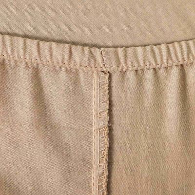 Bliss 3-Pc Cotton King Fitted Sheet Set - Off White - 180x200 + 35 cm, 50x75 cm 