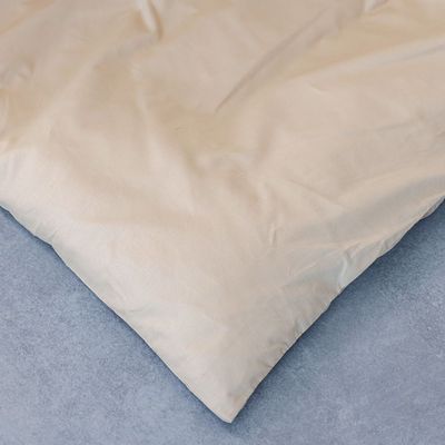 Bliss 2-Piece 144 Tc Cotton Twin Duvet Cover Set 135 X 200 Cm,50 X 75 Cm Beige