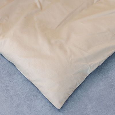 Bliss 3-Piece 144 Tc Cotton Super King Duvet Cover Set 260 X 220 Cm,50 X 75 Cm Beige