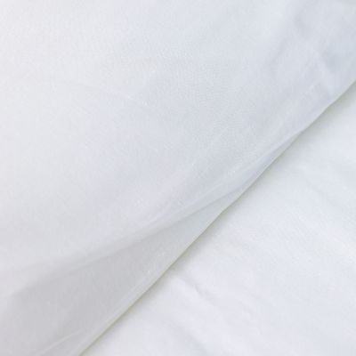 Serene 2-Pc Cotton Twin Duvet Cover Set - White - 135x200 cm, 50x75 cm 