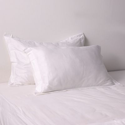 Serene 2-Piece 300 Tc Cotton Pillow Case Set 50 X 75 Cm White