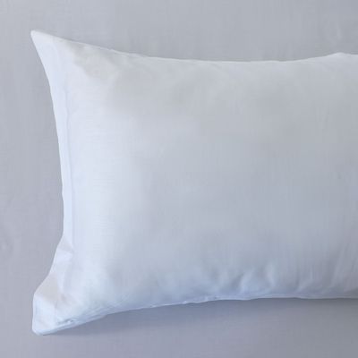 Serene 2-Pc Cotton Pillow Case Set - White - 50x75 cm 