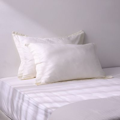 Serene 2-Piece 300 Tc Cotton Pillow Case Set 50 X 75 Cm Off White