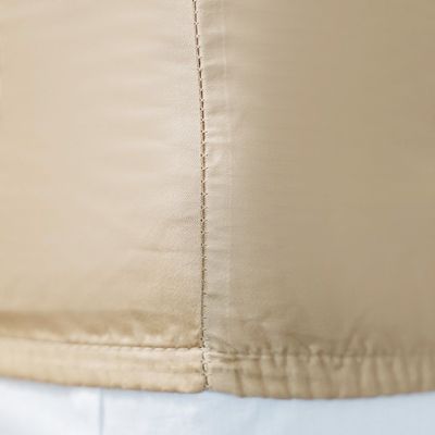 Serene 2-Piece 300 Tc Cotton Twin Fitted Sheet Set 120 X 200 + 25 Cm,50X75Cm Beige