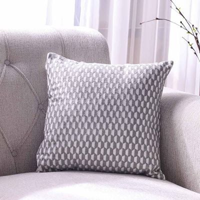 Pearl Glacier Cushion Cover  Grey 45x45 CM