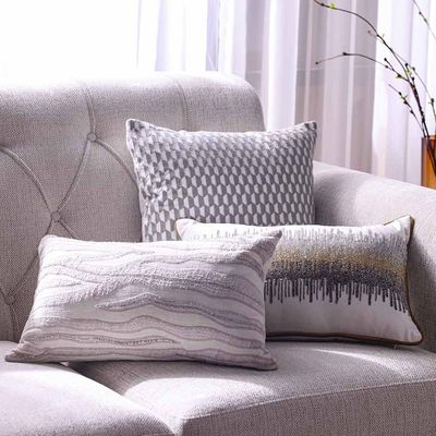 Pearl Glacier Cushion Cover  Grey 45x45 CM