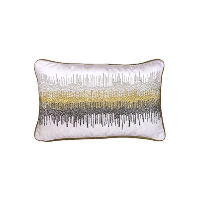 Pearl Glitter Cushion Cover  Ivory 30x50 CM