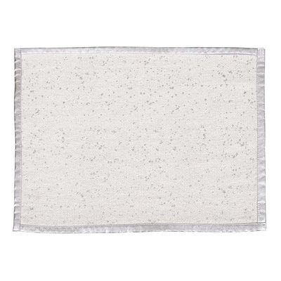 Pearl Placemat  Natural/Silver 33x45 CM