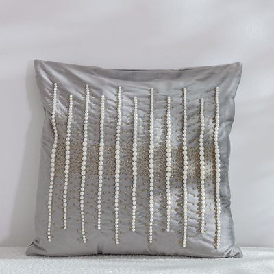 Ramadan Beaded Cushion Cover 45x45 CM