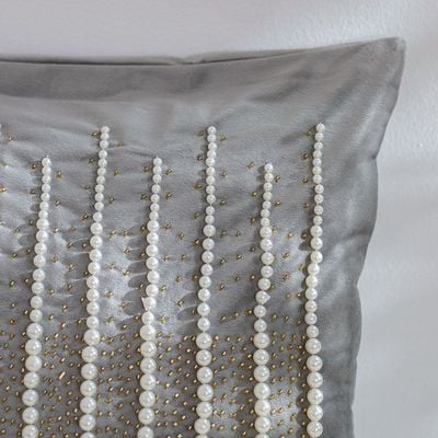 Ramadan Beaded Cushion Cover 45x45 CM