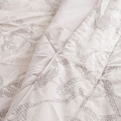 Plush-Single Bed Comforter Set Of 3 Barley Silver 1 X Sb Comforter - 150X230 Cm; 1 X Fitted Sheet - 120X200+30 Cm; 1 X Pillow Case - 50X75 Cm 