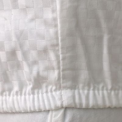 Mystique 6-Pc Double Gauze King Size BIAB Comforter Set - White/Sand - 240x260 CM