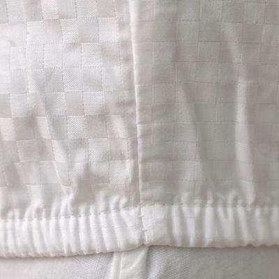 Mystique Double Gauze King Size Comforter BIAB Set of 6-240x260CM-White/Sand