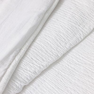 Mystique 6-Pc Double Gauze Super King Size BIAB Comforter Set - White/Sand - 260x260 CM 