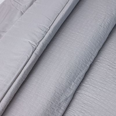 Mystique 6-Pc Double Gauze King Size BIAB Comforter Set - Grey/White - 240x260 CM