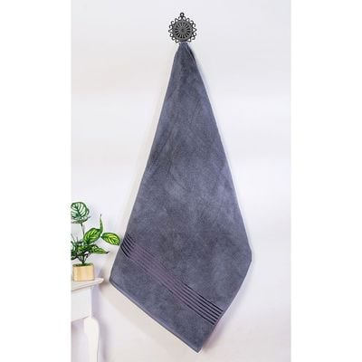 Valencia Bath Towel Charcoal 70X140Cm (DANVALBTC1)