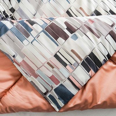 Windsor Reversible Single Comforter - Multicolor - 150x220 cm (SDC 4904)