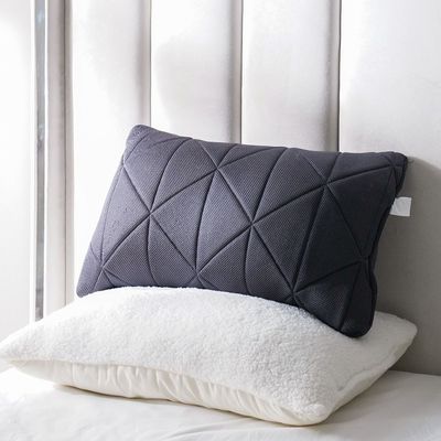 Repose Mesh Pillow Grey 45x70Cm