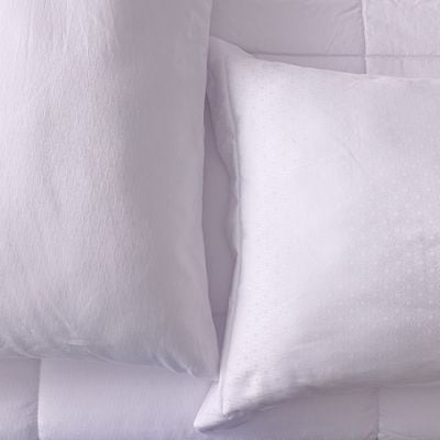 Indulgence 10-Pc Super King Comforter Set - 260x260 cm - White (D-155)